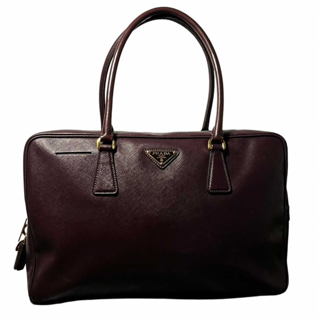 Orig. Prada "Galleria" Handtasche/Farbe Noisette/ 100% top Saffiano Lux-Kalbsleder/ HERVORRAGEND!