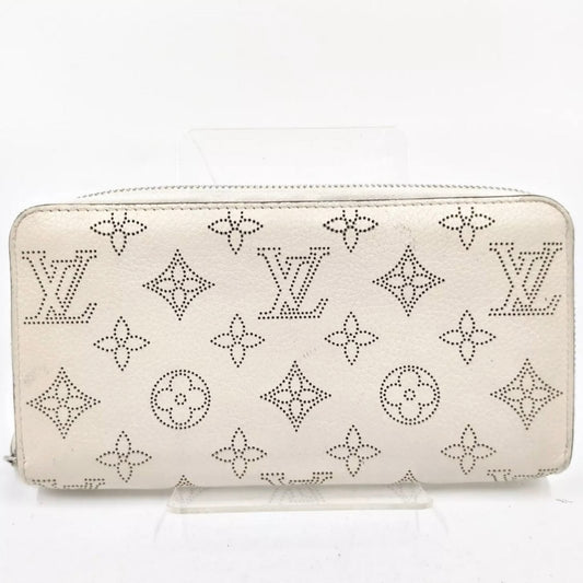 LOUIS VUITTON MAHINA WHITE PORTEMONNAIE WALLET