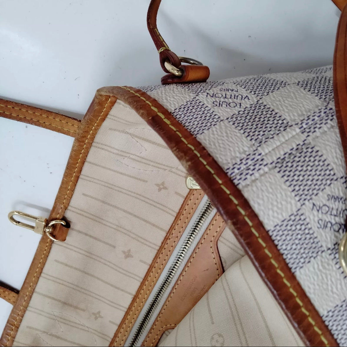 LOUIS VUITTON NEVERFULL PM DAMIER AZUR