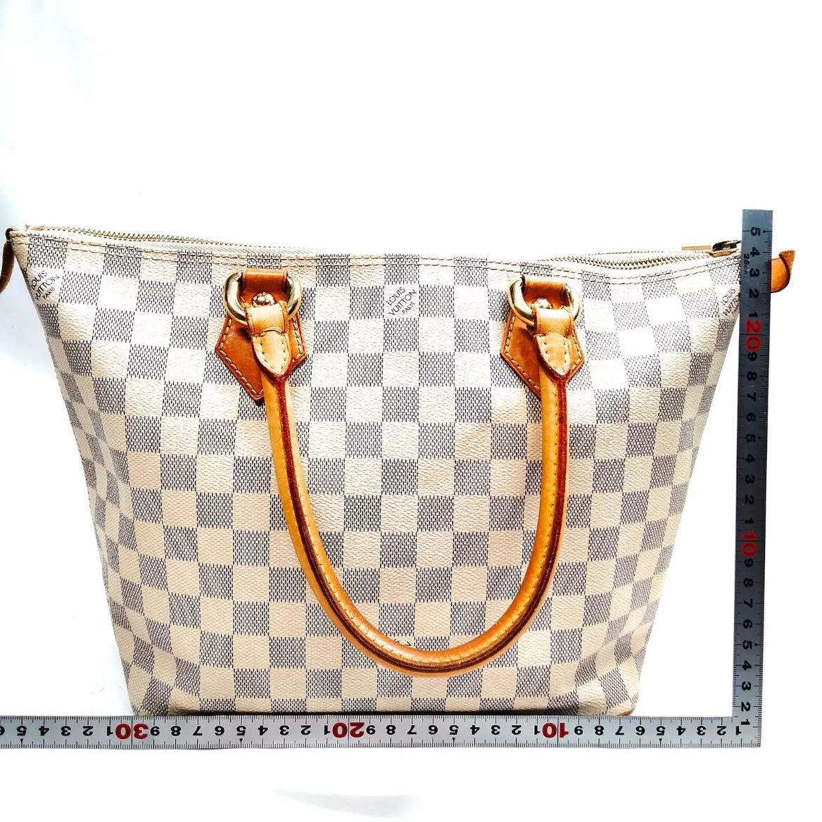 LOUIS VUITTON SALEYA PM HANDTASCHE DAMIER AZUR